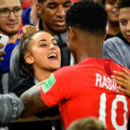 Lucia Loi and her boyfriend Marcus Rashford